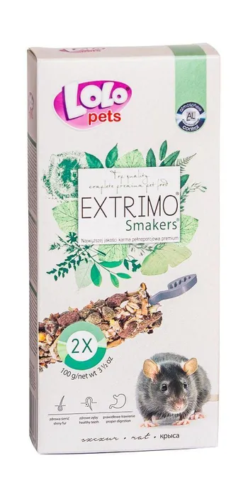 Hauptproduktbild EXTRIMO SMAKERS tyčinky pro potkany 2ks/100 g