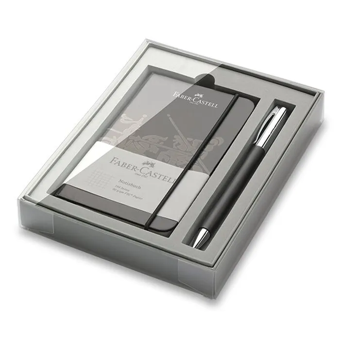 Hauptproduktbild Faber-Castell 149623 Ambition Precious Resin kuličková tužka, dárková kazeta se zápisníkem
