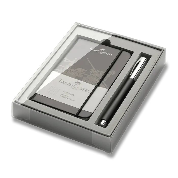 Hauptproduktbild Faber-Castell 149624 Ambition Precious Resin roller, dárková sada se zápisníkem