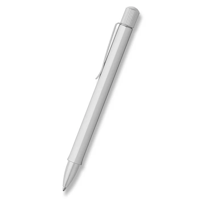 Hauptproduktbild Faber-Castell Hexo Silver Matt kuličková tužka