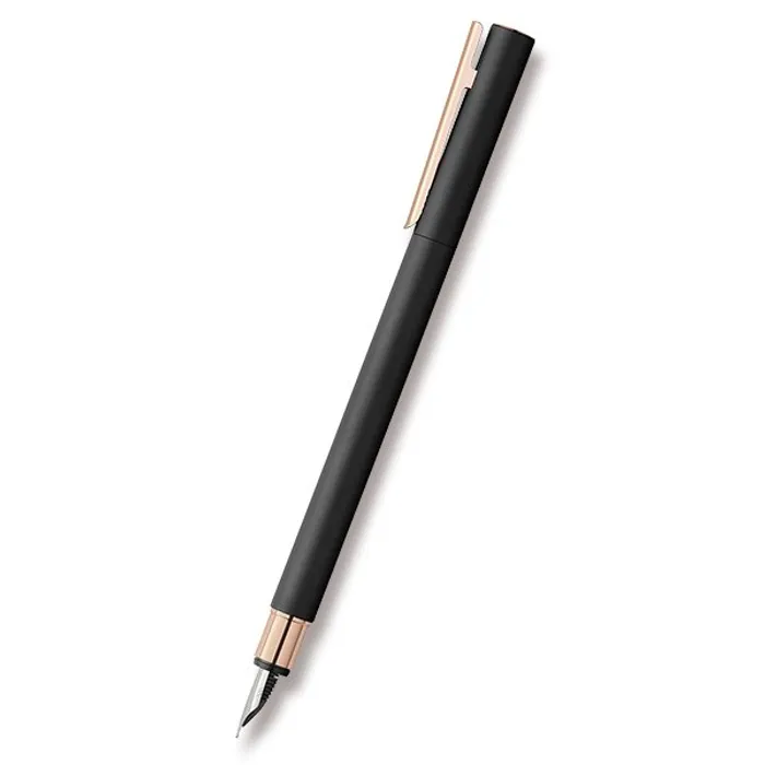 Hauptproduktbild Faber-Castell Neo Slim Metal Black Rosegold hrot M