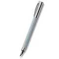 Faber Castell Ambition Italic Ice Blue Füllfederhalter, F-Feder