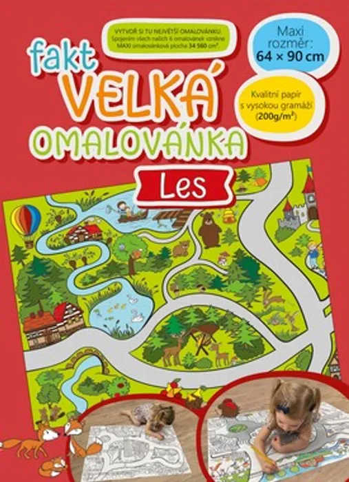 Hauptproduktbild Fakt velká omalovánka - Les