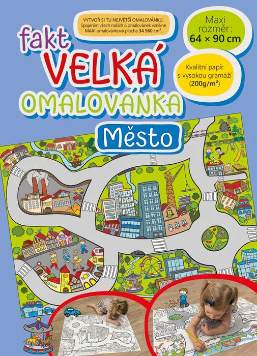 Hauptproduktbild Fakt velká omalovánka - Město