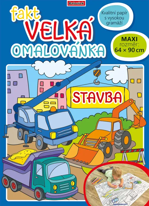 Hauptproduktbild Fakt velká omalovánka - Stavba
