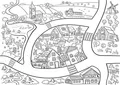 Weiteres Produktbild Wirklich großes Malbuch – Village