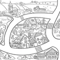 Weiteres Produktbild Wirklich großes Malbuch – Village