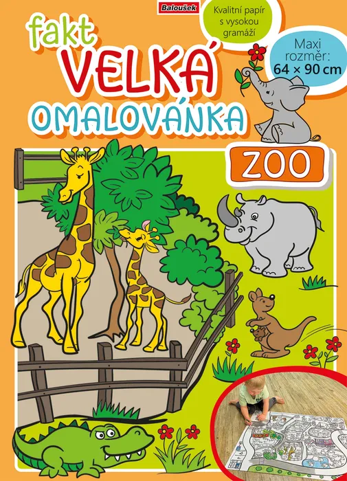 Hauptproduktbild Fakt velká omalovánka - ZOO