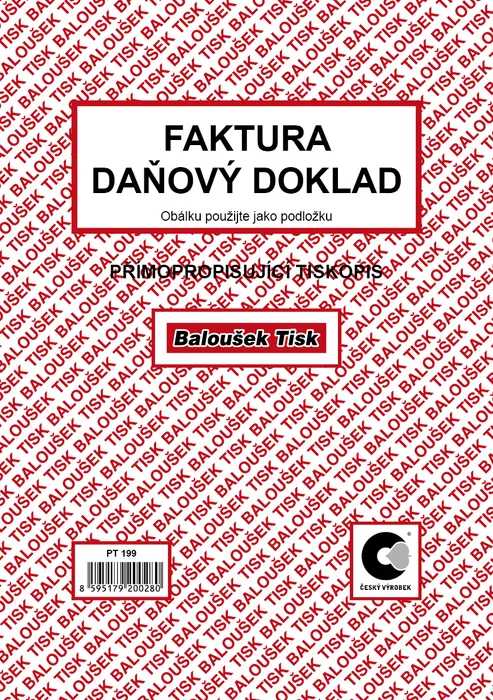Hauptproduktbild Faktura - daňový doklad A5 PT199