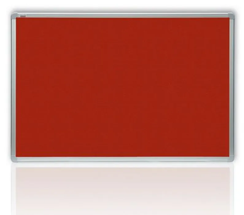 Hauptproduktbild Filcová červená tabule v hliníkovém rámu 180x120 cm
