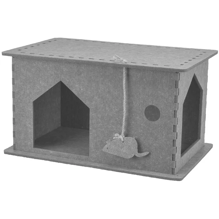 Hauptproduktbild Filcový domek / jeskyně LENE 54 x 30 x 35 cm, šedá