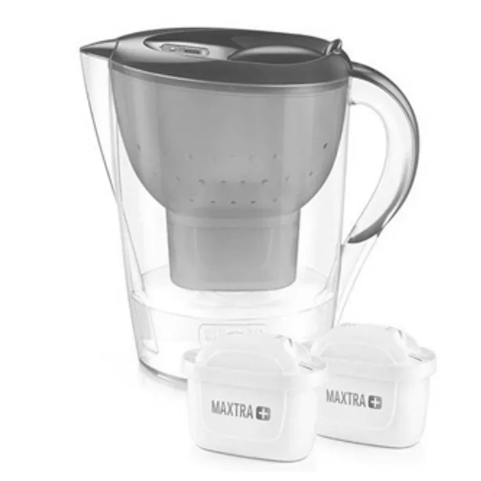 Hauptproduktbild Filtrační konvice (set) Marella XL, modrá, sklo, 3.5l, vč. 2 filtrů, Brita
