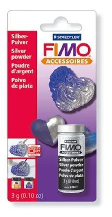 Hauptproduktbild FIMO® 8708 Metalický prášek - stříbrný