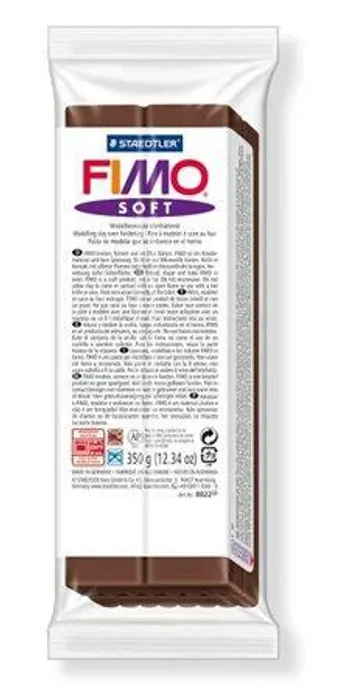 Hauptproduktbild FIMO® soft 8020 čokoládová 350g blok