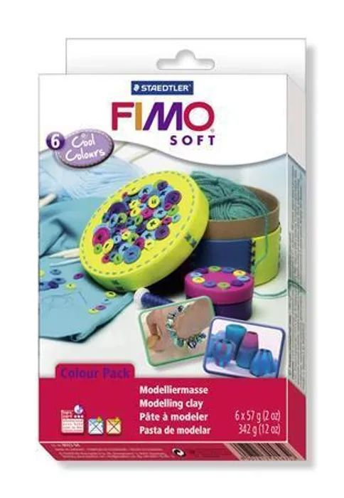 Hauptproduktbild FIMO® soft trend sada STUDENÉ BARVY