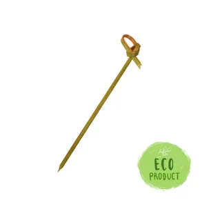 Fingerfood-Spieß aus Bambus (FSC 100%) Knoten 10cm [100 St.]