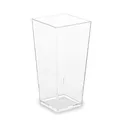 Weiteres Produktbild Fingerfood-Becher (PS) eckig glasklar 40 x 40 x 82 mm 85ml [40 St.]