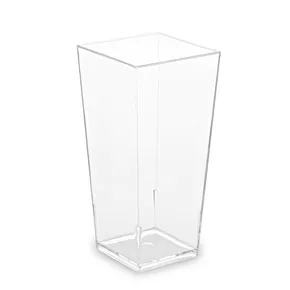 Fingerfood-Becher (PS) eckig glasklar 40 x 40 x 82 mm 85ml [40 St.]