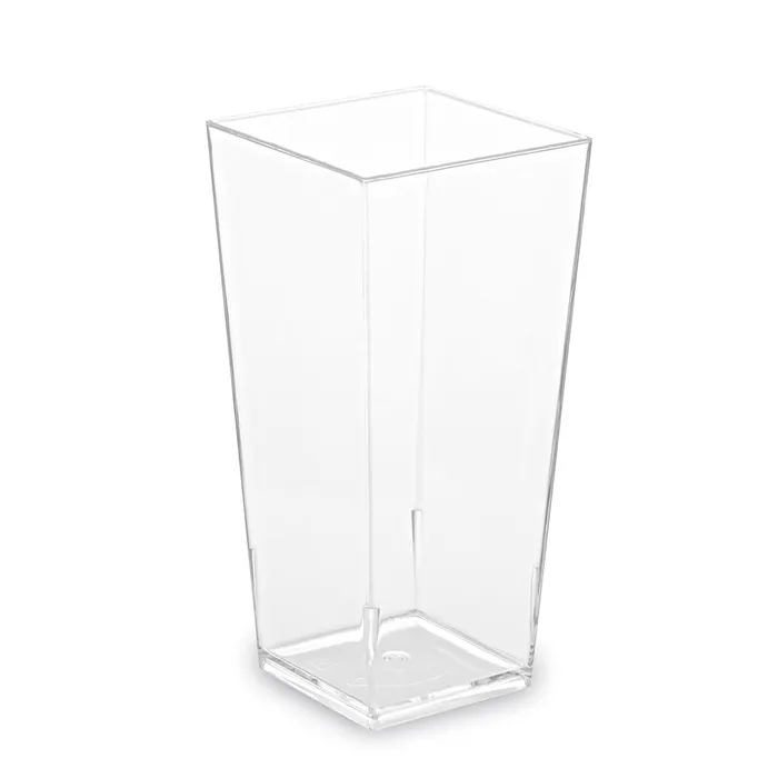 Hauptproduktbild Fingerfood kelímek hranatý, čirý 4 x 4 x 8,2 cm - 85 ml [40 ks]