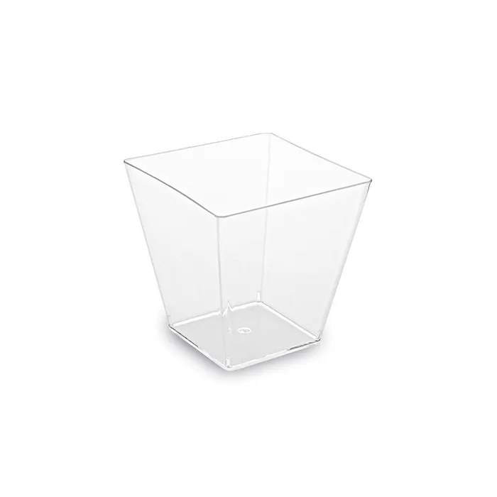 Hauptproduktbild Fingerfood kelímek hranatý, čirý 5,0 x 5,0 x 4,5 cm - 60 ml [50 ks]