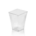 Weiteres Produktbild Fingerfood-Becher (PS) eckig glasklar 58 x 58 x 76 mm 160ml [20 St.]