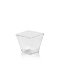 Fingerfood-Becher (PS) eckig glasklar 59 x 59 x 54 mm 100ml [50 St.]