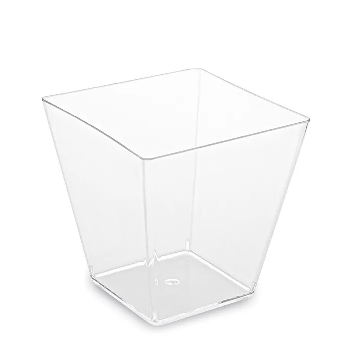 Hauptproduktbild Fingerfood kelímek hranatý, čirý 7,2 x 7,2 x 7,2 cm - 230 ml [20 ks]
