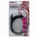 FireWire Kabel IEEE 1394, IEEE 1394 (6pin) M- IEEE 1394 (4pin) M, 2m, schwarz, Logo, Blister