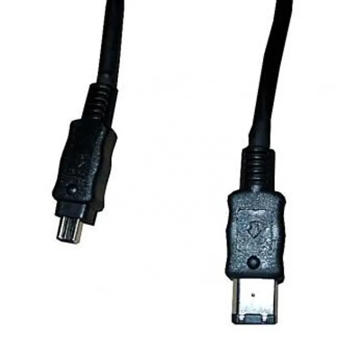 Hauptproduktbild FireWire kabel IEEE 1394, IEEE 1394 (6pin) M- IEEE 1394 (4pin) M, 2m, černý