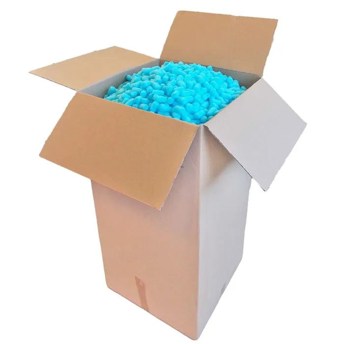 Hauptproduktbild Fixační výplňová tělíska In BOX chips BIO, 250 litrů, v krabici, modrá