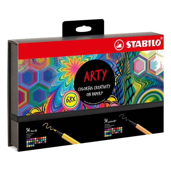 Hauptproduktbild Fixy a linery STABILO ARTY 68 ks (Pen 68 + point 88)