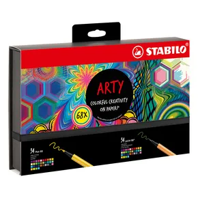 Filzstifte und Fineliner STABILO ARTY Set 68 Stk. (Pen 68 + point 88)