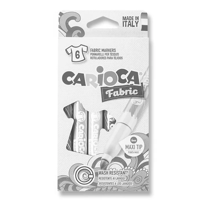 Hauptproduktbild Fixy Carioca Fabricart 6 barev