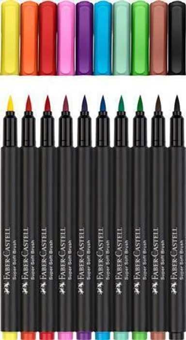 Hauptproduktbild Fixy Faber-Castell Black Edition Brush 10 barev