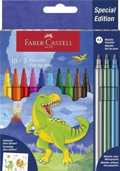 Hauptproduktbild Fixy Faber-Castell Dinosaurus 13 barev