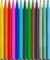 Weiteres Produktbild Faber-Castell Dinosaurier-Marker, 13 Farben