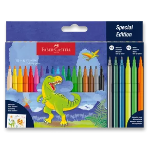 Faber-Castell Dinosaurier-Marker, 24 Farben
