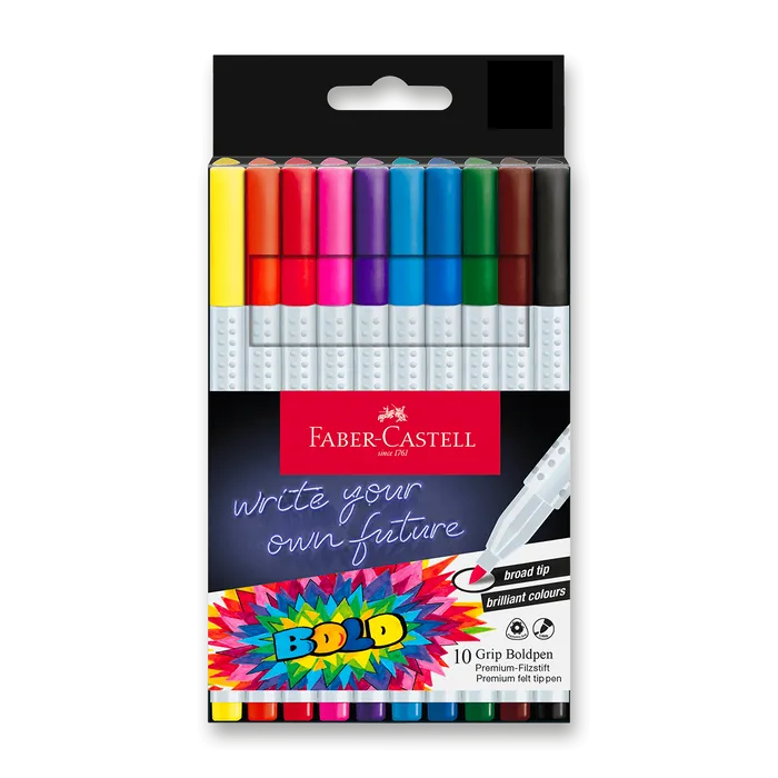 Hauptproduktbild Fixy Faber-Castell Grip Boldpen - 10 ks