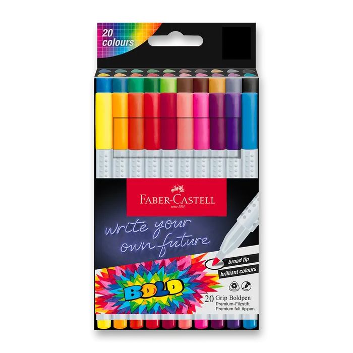 Hauptproduktbild Fixy Faber-Castell Grip Boldpen - 20 ks