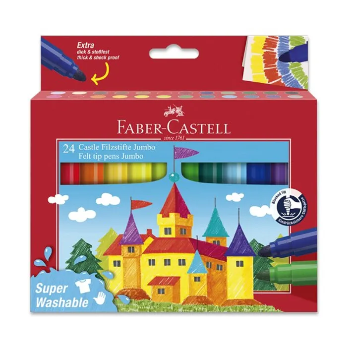 Hauptproduktbild Fixy Faber-Castell Jumbo 24 barev