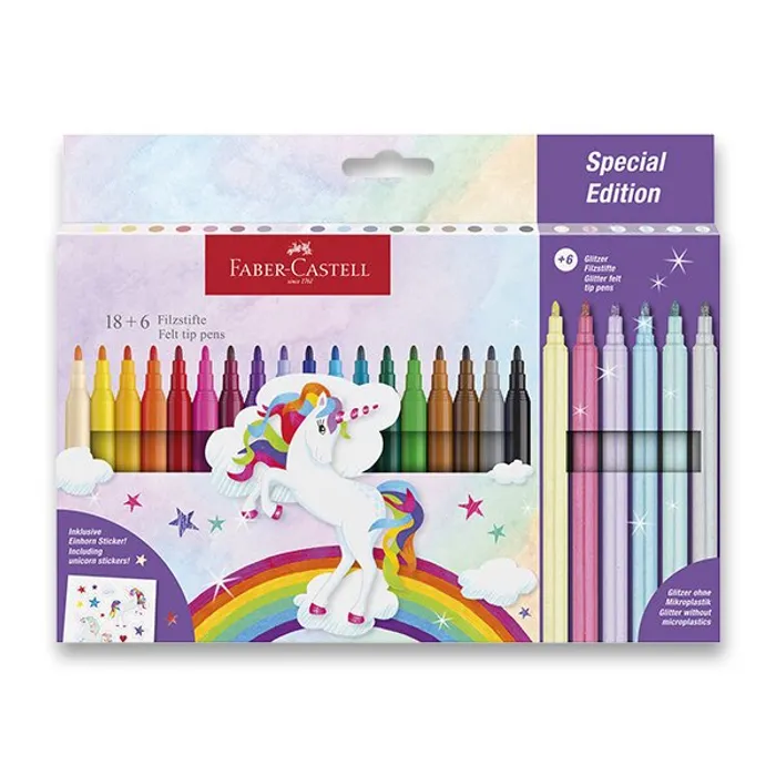 Hauptproduktbild Fixy Faber-Castell Unicorn 24 barev