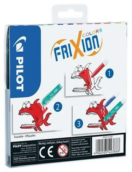 Hauptproduktbild Fixy "Frixion Colors", sada,12 barev, 0,39-0,7 mm, vymazatelný, PILOT