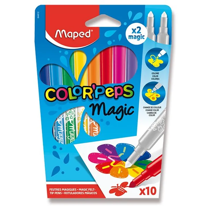 Hauptproduktbild Fixy Maped Color´Peps Magic 8 + 2 kusů