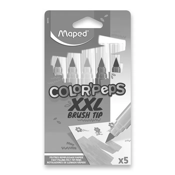 Hauptproduktbild Fixy Maped Color’Peps XXL Brush 5 barev