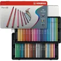 Filzstifte STABILO Pen 68 50 Stk. (46 Farben) im Metalletui