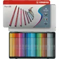 STABILO Pen 68 Filzstifte 30 Stk. Metallbox