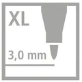 Schul-Filzstifte STABILO power max 96 Stk. (12 Farben)