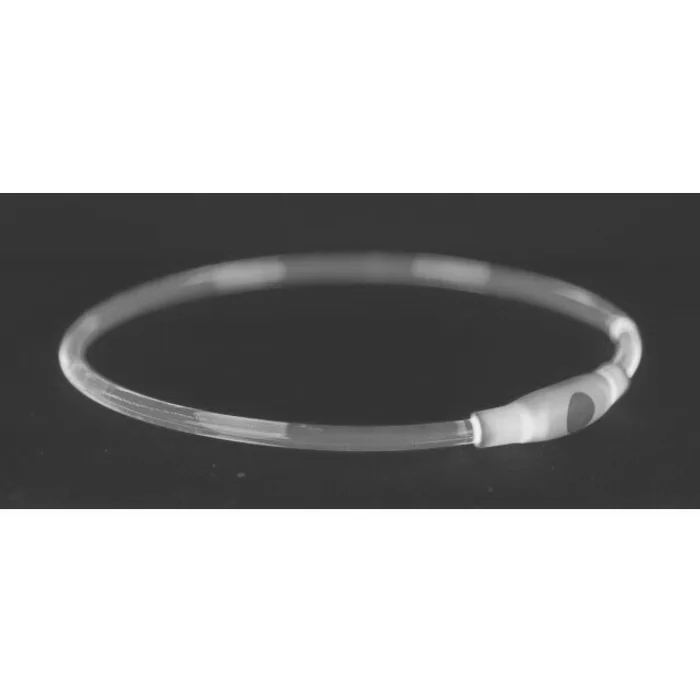 Hauptproduktbild Flash light ring USB, blikací obojek, červená S-M: 40 cm/ o 8 mm