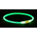 Weiteres Produktbild Blitzlichtring USB, Blitzhalsband, grün L-XL: 65 cm/ 8 mm