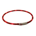 Weiteres Produktbild Flash USB Leuchthalsband XS-XL 70 cm / 10 mm, - rot